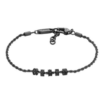 EMPORIO ARMANI Stainless Steel Bracelets Men's Dark Gray