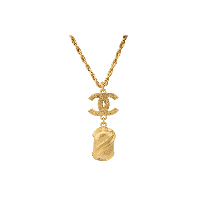 CHANEL Necklaces Women's Gold-3