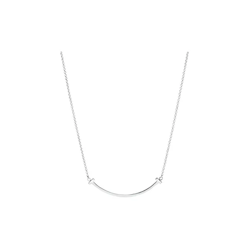 TIFFANY & CO. T Necklaces Women's Silver