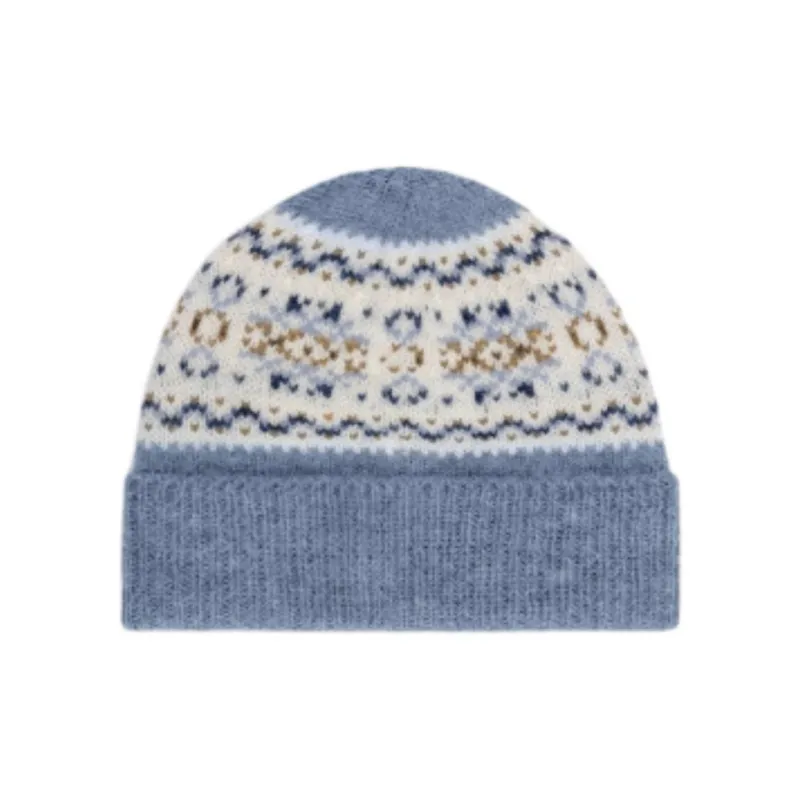 CELINE Beanie In Triomphe Fair Isle Wool-1