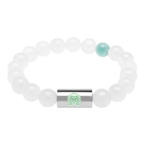 Rastaclat Chalcedony Small Lion Chinese Style Beaded Bracelet Unisex