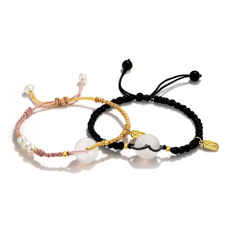 Far Mountain Joe Agate Jade Bracelets Unisex-4