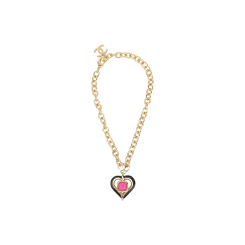 CHANEL Alloy Necklaces Women's Gold