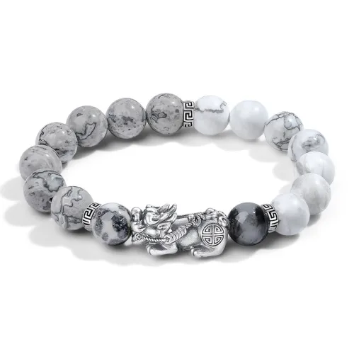 Fu Ru Ji S999 Fine Silver Bracelets Men's