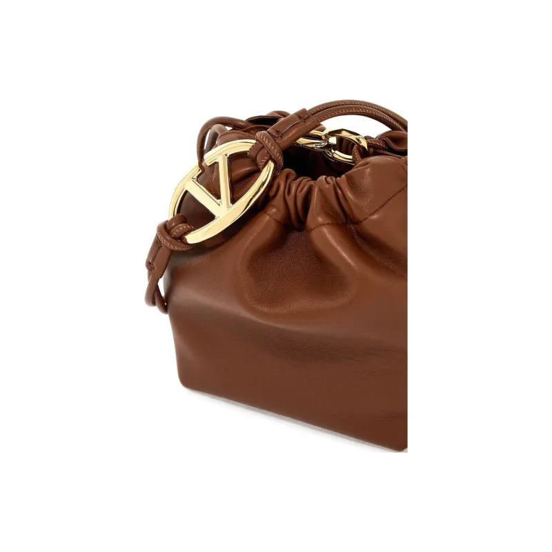 Valentino VLogo Signature Drawstring Mini Bucket Bag-3