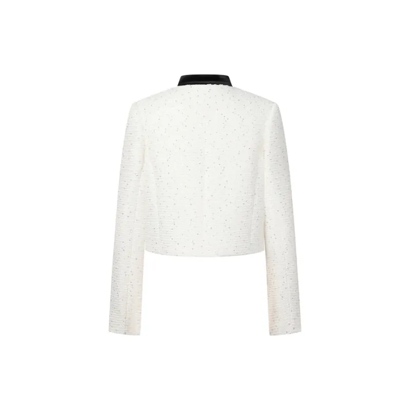 Three Quarters Cropped Coat Women's-3