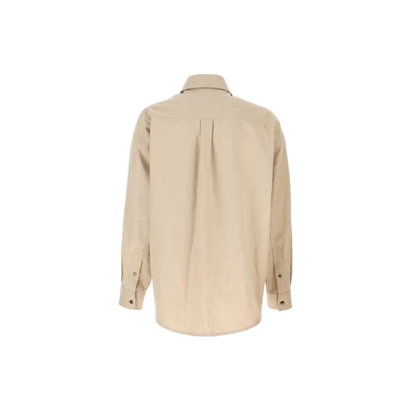 Bottega Veneta Long Sleeved Oversized Shirt-1