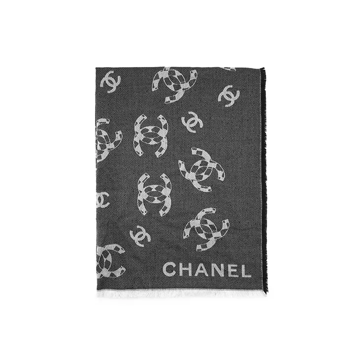 CHANEL Knit Scarves Unisex-0