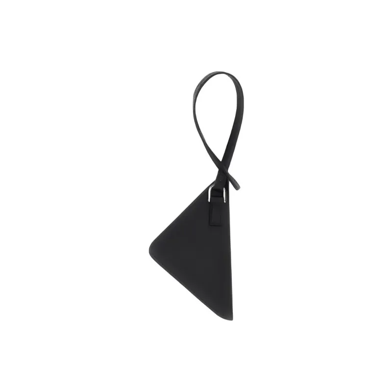 PRADA Leather Key Pouch Men's Black-1