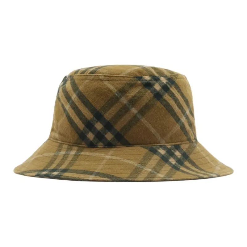 Burberry Cotton Bucket Hats Men's Brown-0