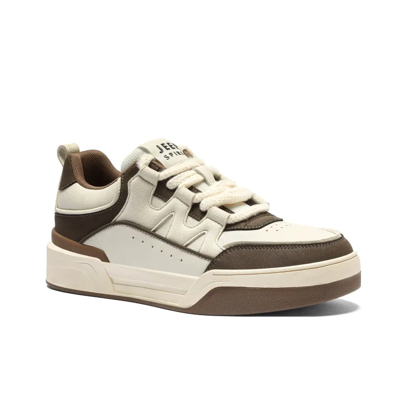 JEEP SPIRIT Coverage Anti Slip And Wear Resistant Low Top Skateboard Shoes Men's Cuban Brown-2