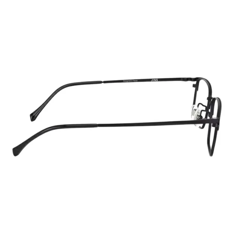 JINS Metal Square Sunglasses Unisex Black-5