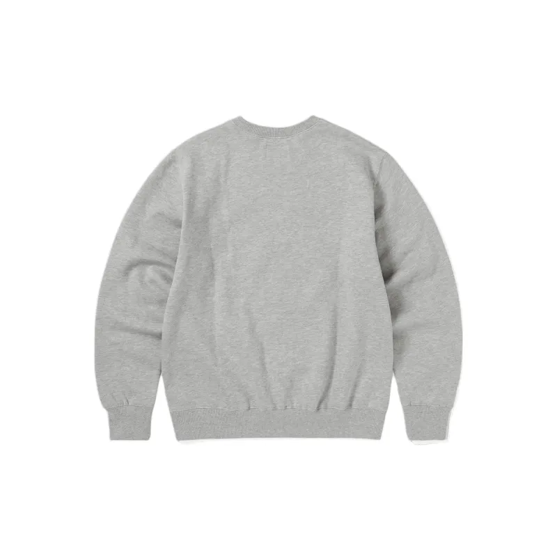 Thisisneverthat Long Field Collaboration Sweatshirts Unisex Gray-1