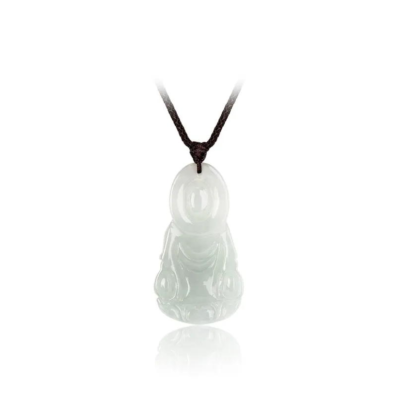 CHOW TAI FOOK Glutinous Jade Jadeite Necklaces Unisex-3