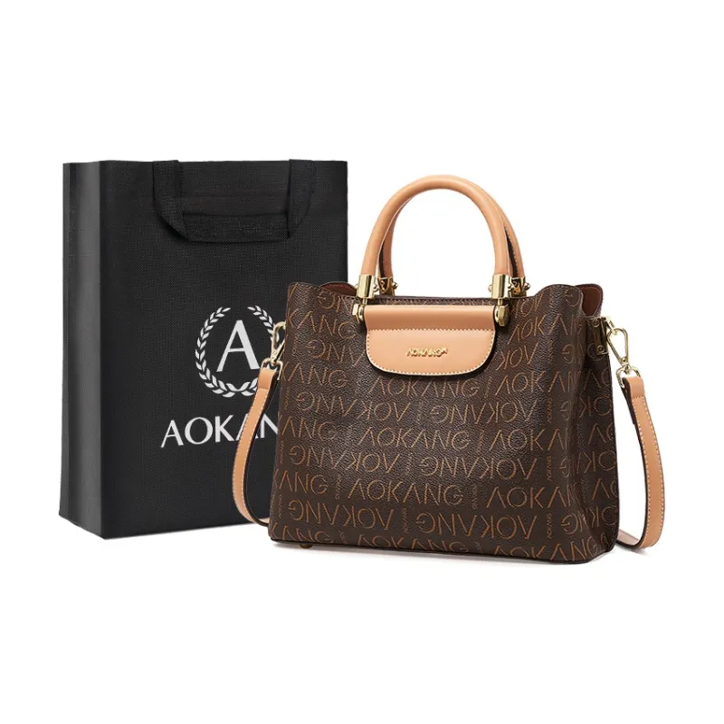 AOKANG PVC Tote Handbag, Crossbody Bag Medium Size Women's Multicolor-32