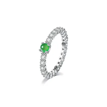 Gianina Ice Type Jadeite Rings Women's
