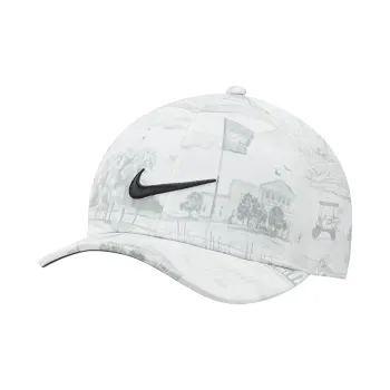 Nike Synthetic Fiber Baseball Caps Unisex White