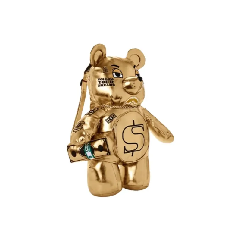 SPRAYGROUND PU Backpack Tubas Women's Gold-1