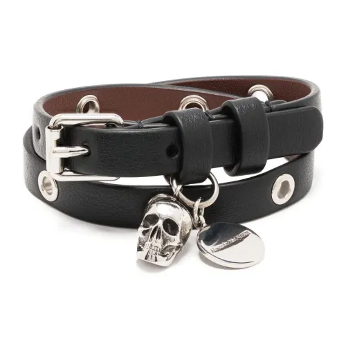 Alexander McQueen Wristbands Men Black