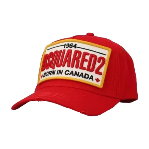 DSQUARED 2 Bros Logo-patch Baseball Cap