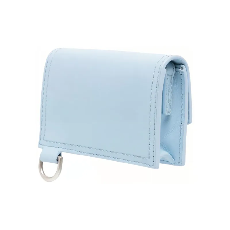 Jacquemus Calfskin Shoulder Bag Crossbody Bag Wallet Women's Blue-2