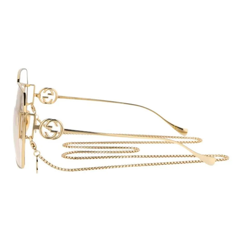 GUCCI Neck chain Logo plaque Sunglasses-2