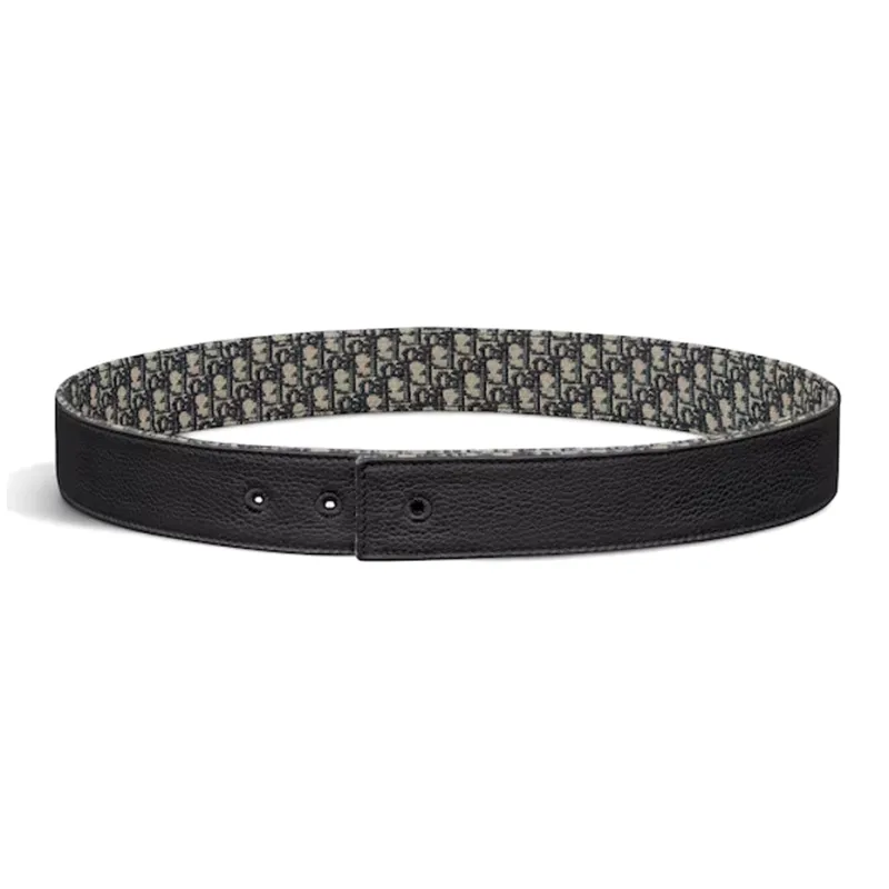 DIOR Brand Logo Unisex Black Width 3.5CM-2