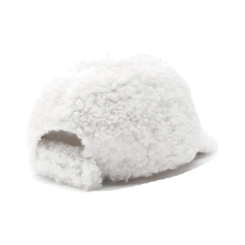 ZARA Polyester Baseball Caps Unisex Raw White-1