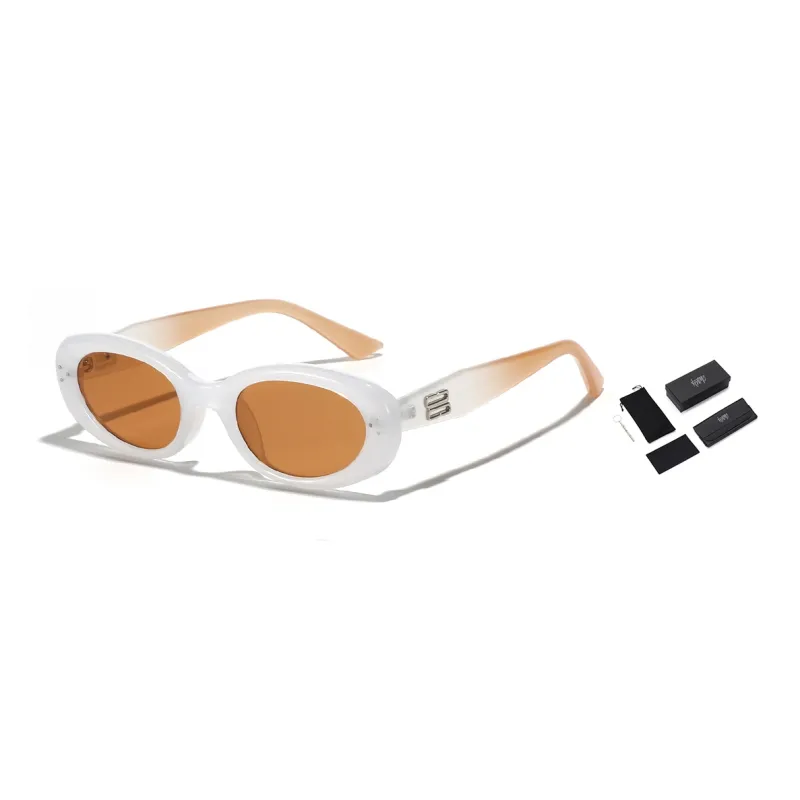 KENMO Injection Molded Oval Sunglasses Unisex-6