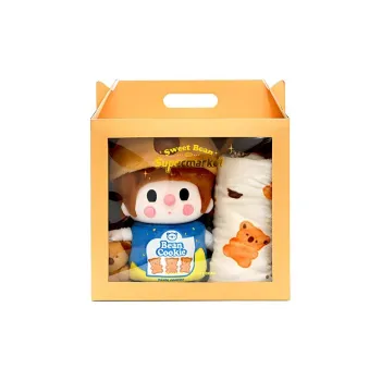 POP MART Little Sweet Beans Supermarket Collection Cookie Gift Box Dolls Plush Doll 31cm High
