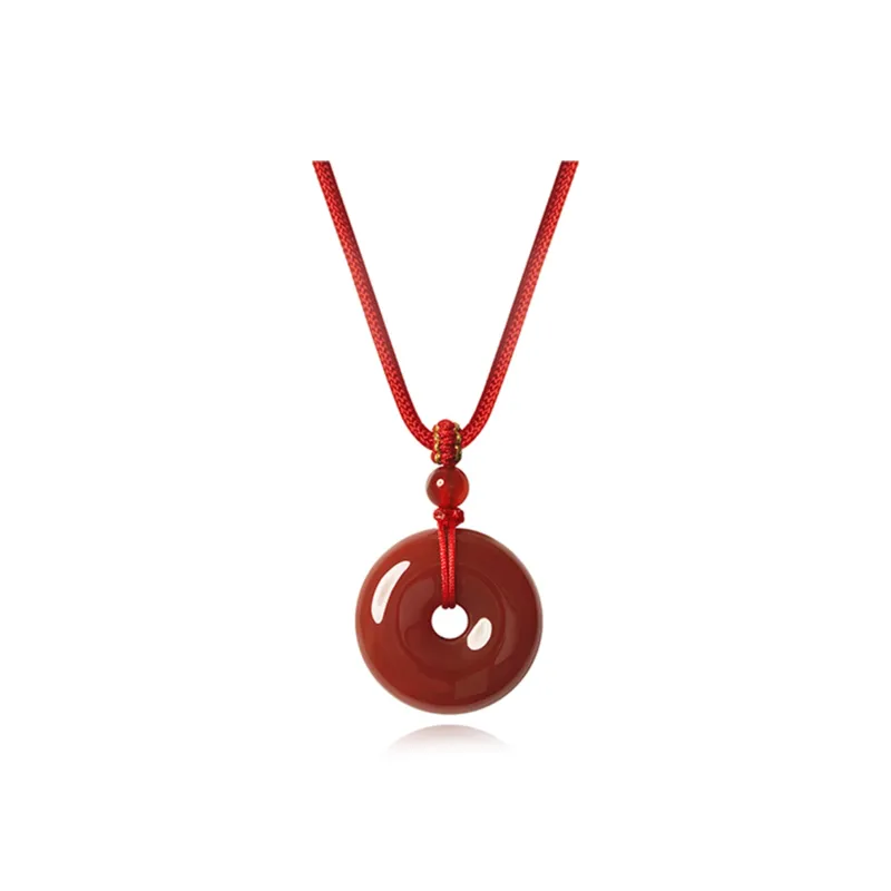 Zheng Baifu Agate Jade Necklaces Unisex-0