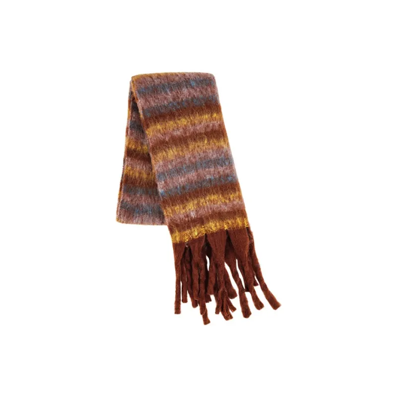 CAMEL Knit Scarves Unisex-1