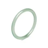 Ice Green Oil Green Jade Bangle[Pinstripe]