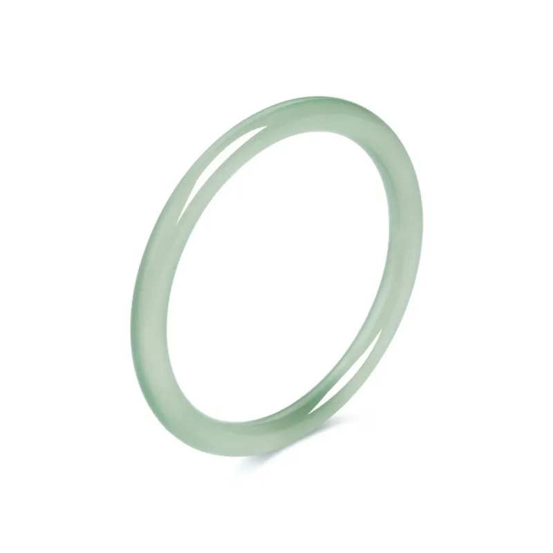 MOONS FAME Chalcedony Jade Bangles Women's-10