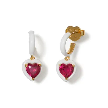 Kate Spade Copper Earrings Women's White