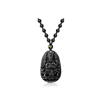 TRUE ME Obsidian Necklaces Unisex