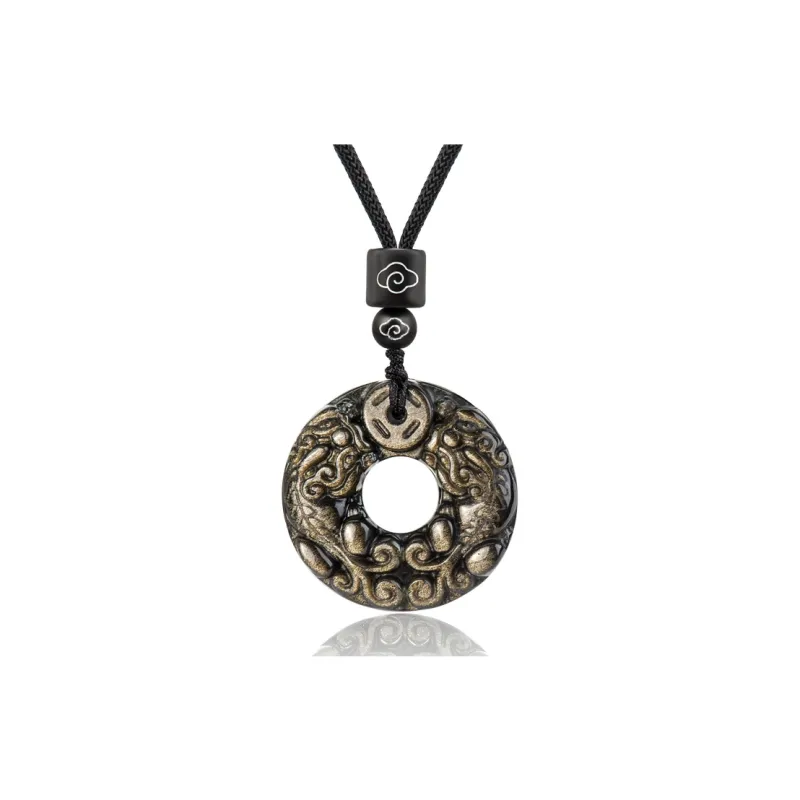 SIMPLE JOYS Obsidian Jewelry Unisex-4