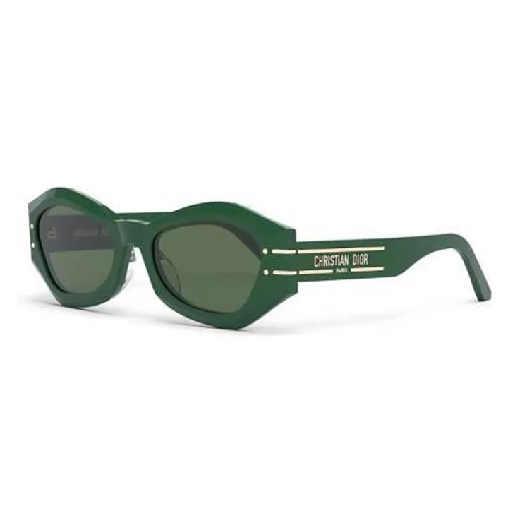 DIOR Plate Frame Irregular Shape Glasses Unisex-1
