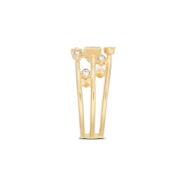 DIOR Artificial Crystal, Metal Rings Women's-2