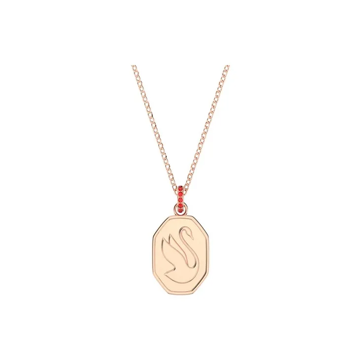Swarovski Swan Gold Plated Necklaces Women's-2