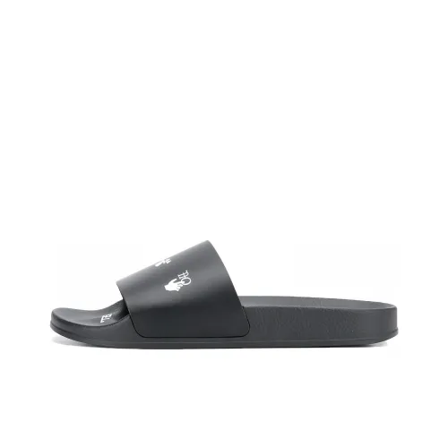 OFF-WHITE Slide Slippers Men Black/White