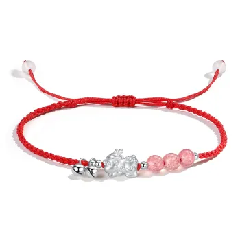 YINCHIE 999 Fine Silver Anklets Women's