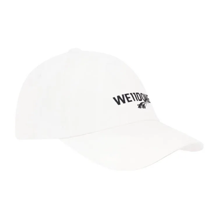 WE11DONE Logo print Cotton Cap-2