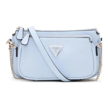GUESS Artificial Leather Handbag Shoulder Bag Crossbody Bag Medium Size Women's Blue