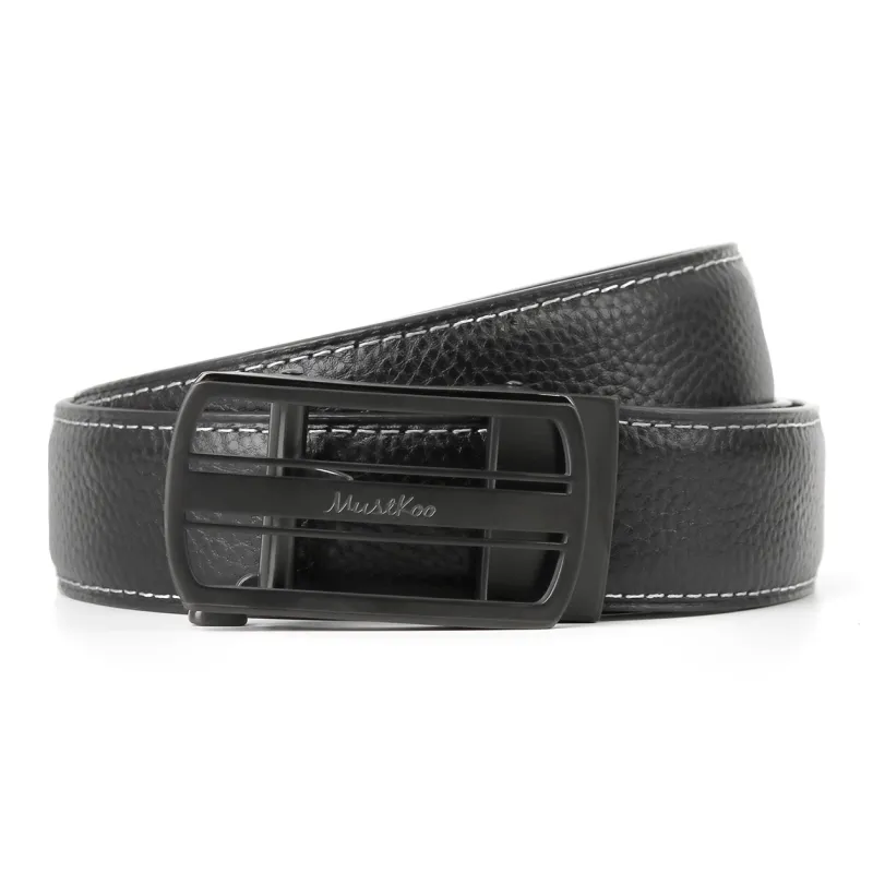 MUSTKOO Leather Belts Men-0