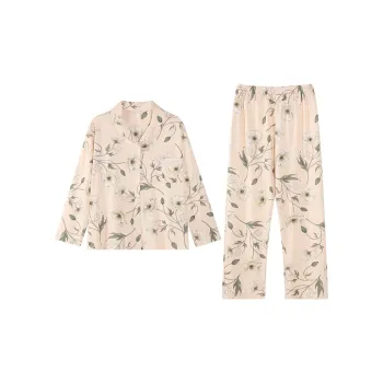 MADALLO Pajama Set Women's Pine Pattern
