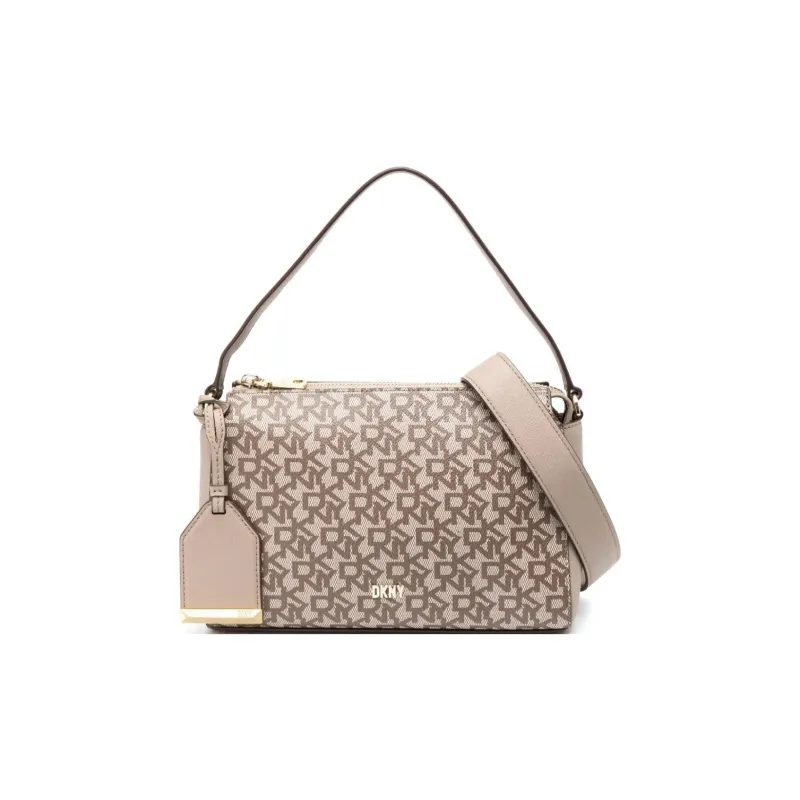DKNY PVC Crossbody Bag Shoulder Bag Women's Light Brown-1