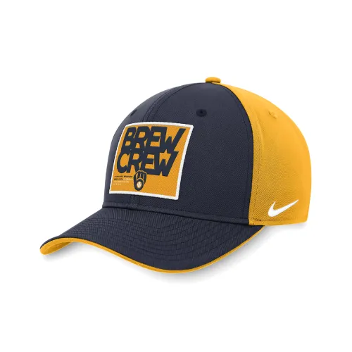 Nike Milwaukee Brewers Classic99 Color Block Men's low nike Mlb Adjustable Hat
