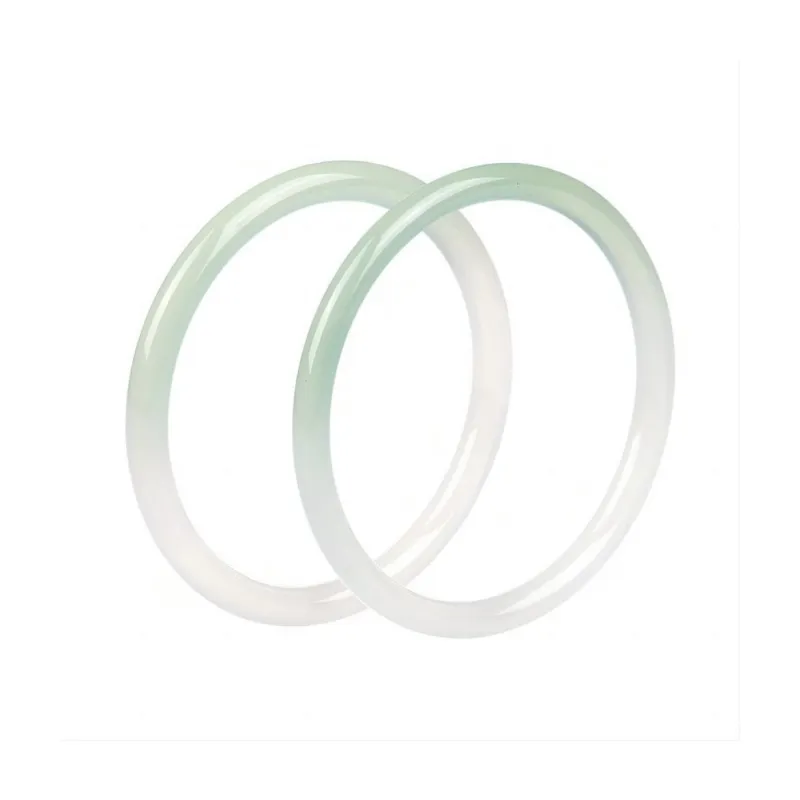 MOONS FAME Chalcedony Jade Bangles Women's-8