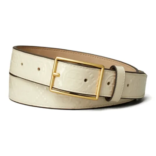 TORY BURCH T Monogram Patent-leather Belt